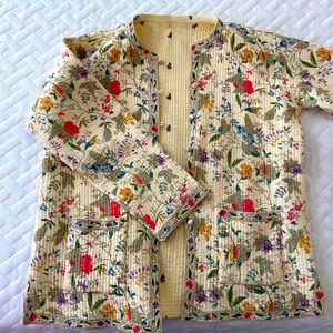 Quilted jacket - reversible